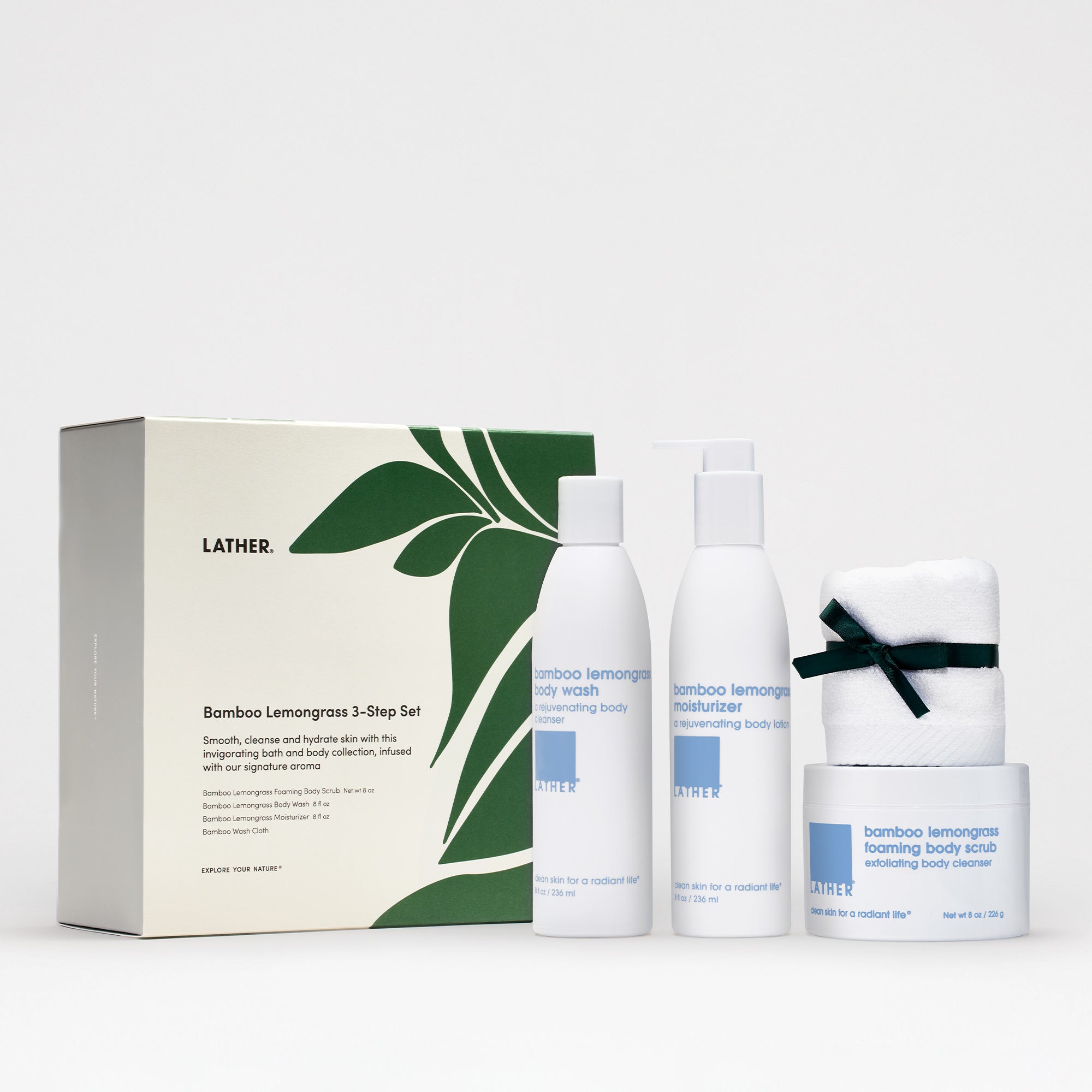 Bamboo Lemongrass 3-Step Set | LATHER