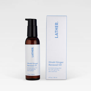 LATHER hinoki and Ginger Body oil