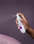 pillow mist being sprayed