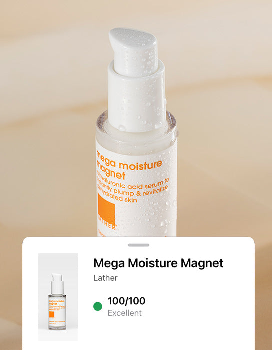 Bottle with a 100/100 rating in front of it.
