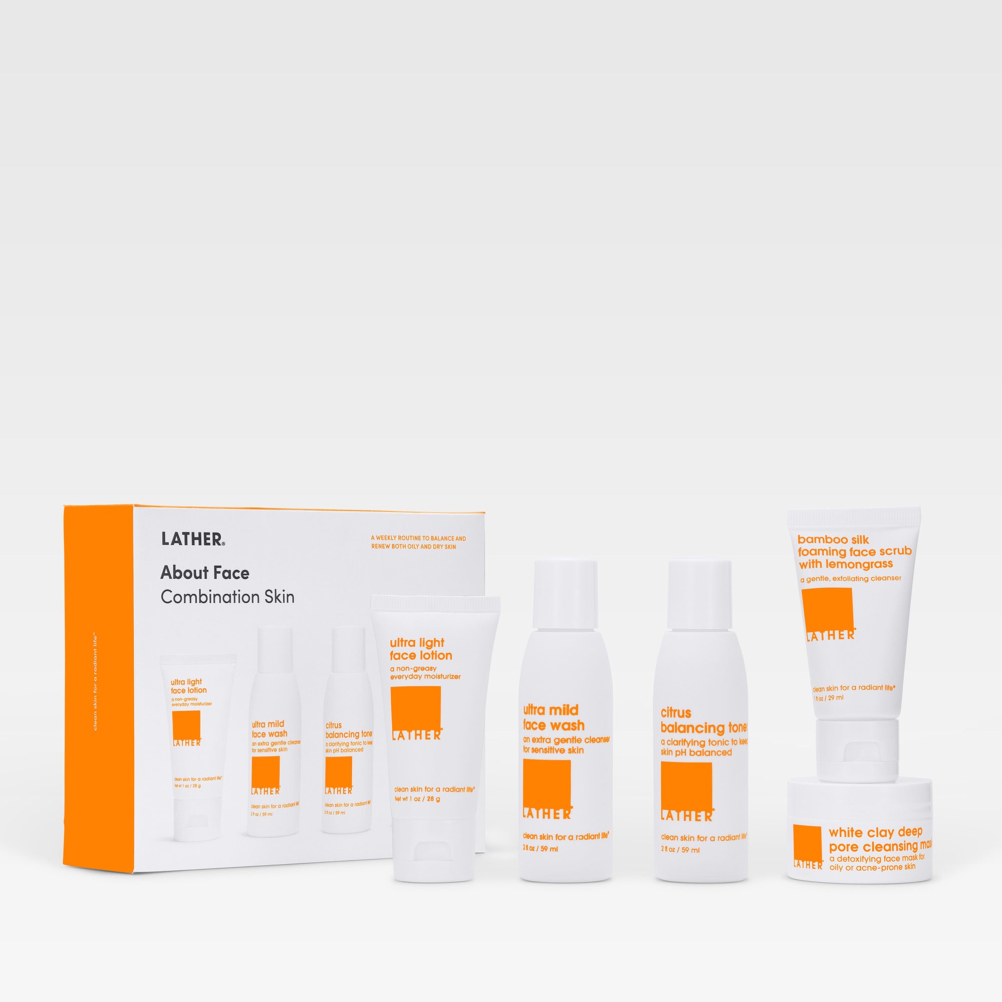 Skincare Sets | Travel Sized Skincare Routines | LATHER