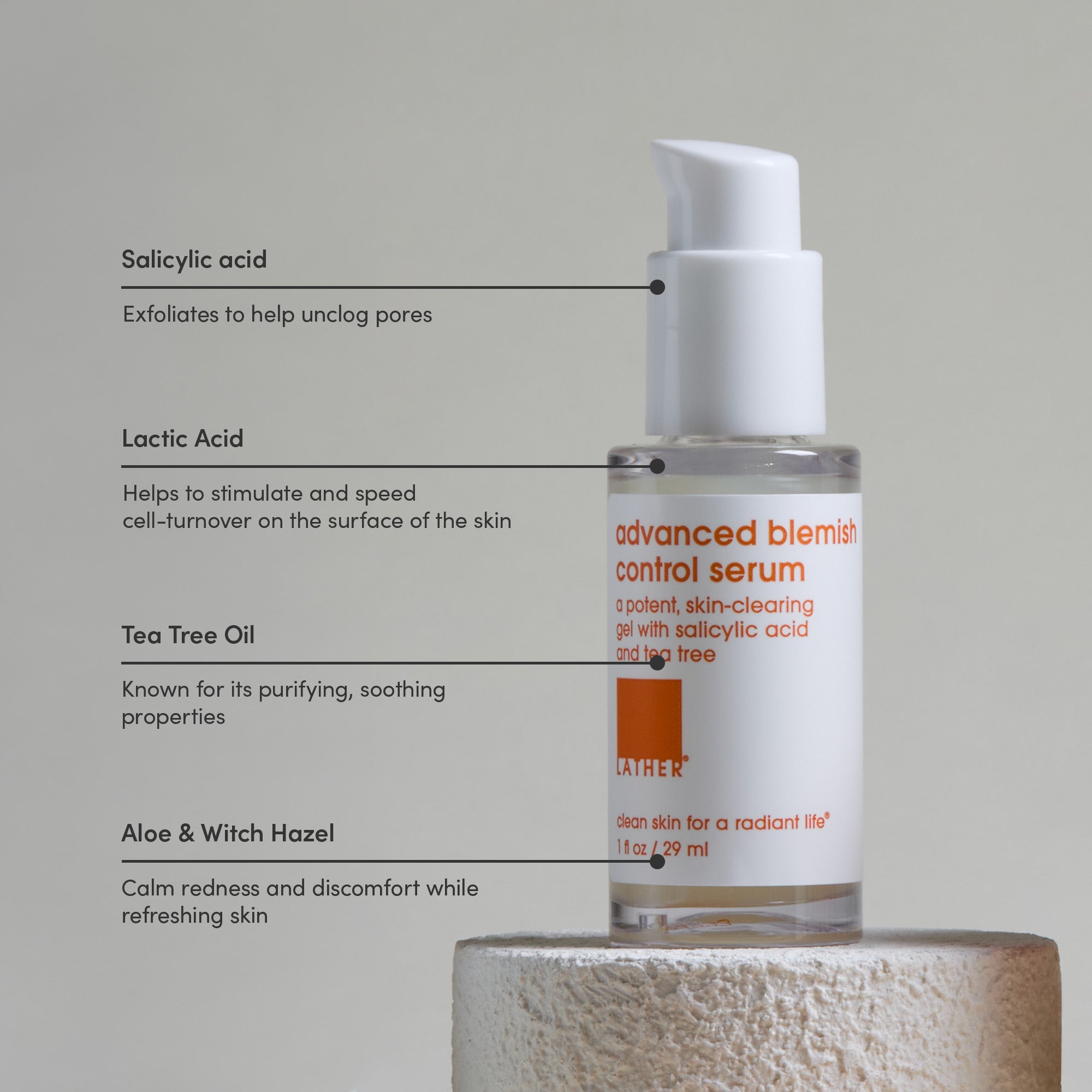 HIGH CERA BOOSTER セラミドシリーズ 45ml Advanced Blemish Control Serum | LATHER