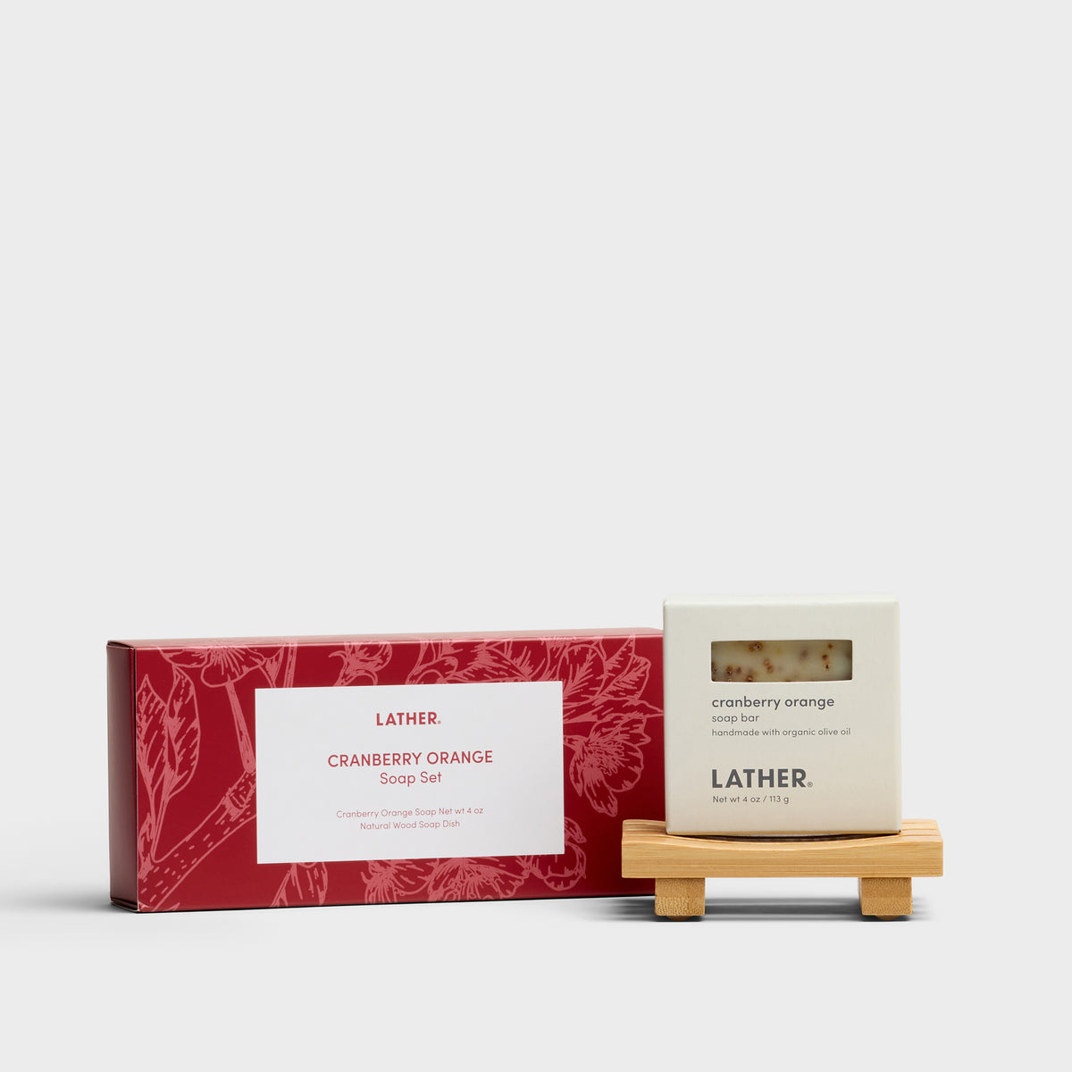Cranberry Orange Soap Set