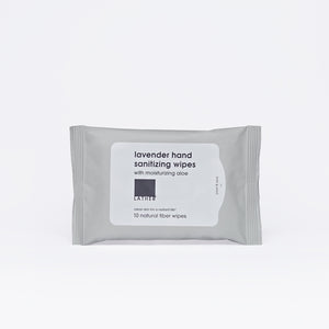Package of 10-pack Hand Sanitizer Wipes