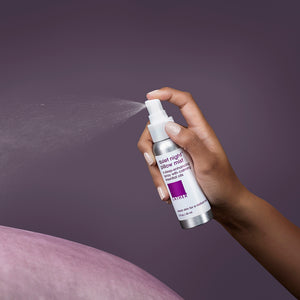 pillow mist being sprayed 